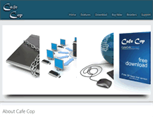 Tablet Screenshot of cafecop.com